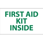 Safety Label "First Aid Kit Inside" U3050-6111