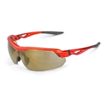 Crossfire CIRRUS Gold Mirror Lens and Burnt Orange Frame Safety Glasses 39812