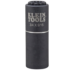 Klein 2-IN-1 Impact Socket 9/16 x 3/4 12-Point 66001