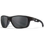 Wiley X WX ASPECT Safety Glasses - Matte Black Frame, Smoke Grey Lens ACASP01