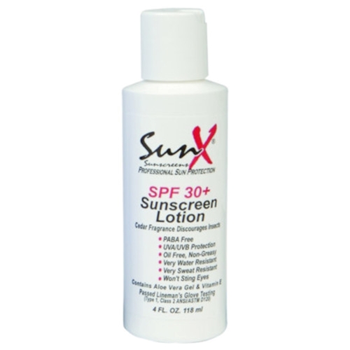 Sun-X SPF 30+ Sunscreen Lotion 4-oz Bottle 71666