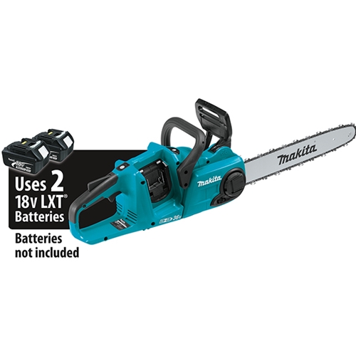 Makita 18V X2 (36V) LXT® Lithium‑Ion Brushless Cordless 16" Chain Saw, Tool Only XCU04Z