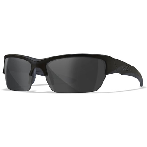 Wiley X WX VALOR Safety Glasses Matte Black Frame, Polarized Smoke Grey Lens CHVAL08