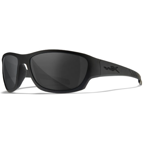 Wiley X WX CLIMB Safety Glasses Matte Black Frame, Smoke Grey Lens ACCLM01