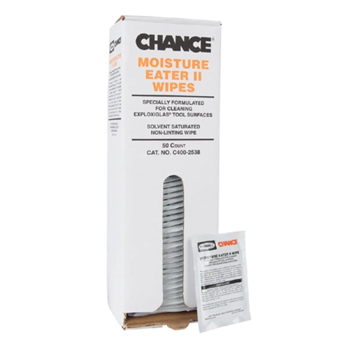 Chance Moisture Eater II Wipes Box of 50 C4002538