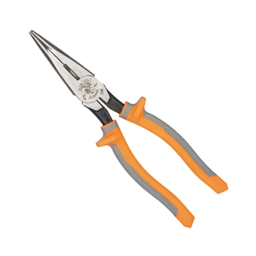Klein 1000V Insulated 8 Inch Long Nose Side Cutting Pliers 2038RINS