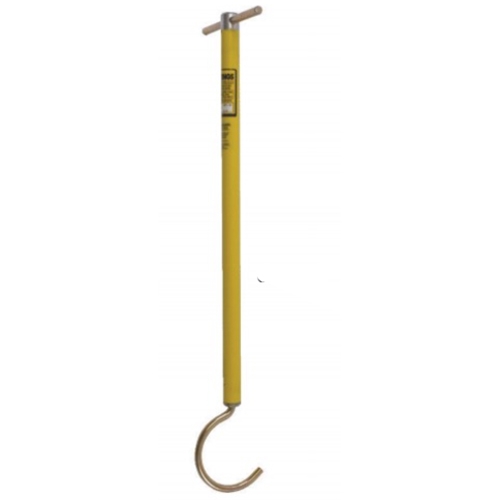 Hastings One Piece Cable Handling Tool With Two Foot Fiberglass Shaft 6751-01