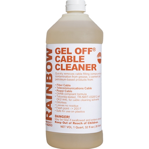 Rainbow Technology GEL OFF Cable Cleaner 32 ounce Bottle 4203