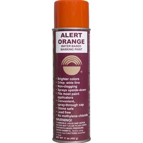 Rainbow Technology Water-Based Marking Paint Alert Orange 17 ounce Aerosol Can 4630