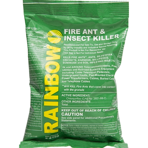 Rainbow Technology Fire Ant & Insect Killer Granular Insecticide 4 ounce Bag 4480