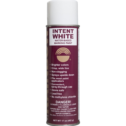 Rainbow Technology Water-Based Marking Paint Intent White 17 ounce Aerosol Can 4636