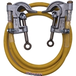 Hastings Grounding Set 2/0 x 6' Cable And 1.5" Serrated Jaw Clamps GS2306