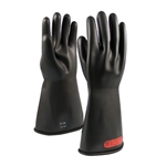 NOVAX Class 0 Rubber Insulating Glove With Straight Cuff - 14" 150-0-14