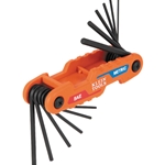 Klein Compact Folding Hex Key Set - SAE & Metric 70590