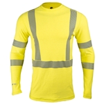 DragonWear PRO DRY® Tech LS Hi-Vis Yellow Shirt 146344