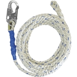 FallTech Premium Polyester Blend Vertical Lifeline With Back-Spliced End 8150