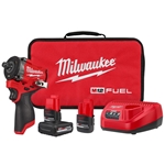 Milwaukee M12 FUEL Stubby 1/2 Inch Impact Wrench Kit 2563-22