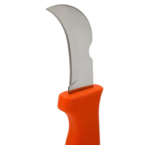 J Harlen Co. - Jameson Hawkbill Skinning Knife With Orange Handle 32-70-O