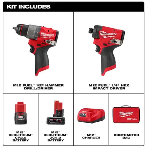 Milwaukee 12v drill discount combo