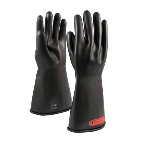 NOVAX Class 0 Rubber Insulating Glove With Straight Cuff 14" 150-0-14