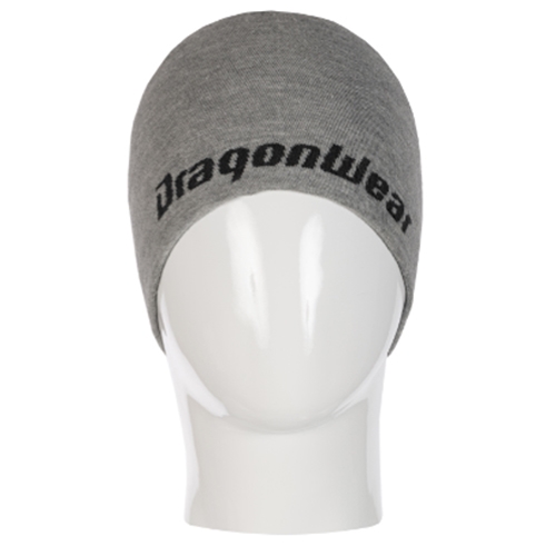 DragonWear Storm Beanie Grey With Logo DF98103