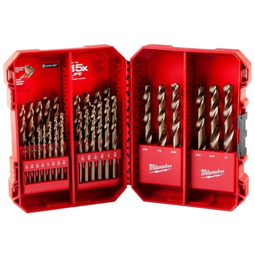 Milwaukee RED HELIX 29 Piece Cobalt Drill Bit Set 48-89-2332