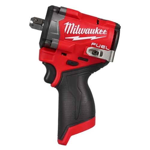 Milwaukee M12 FUEL Stubby 1/2 Inch Impact Wrench With Pin Detent Tool Only 2563P-20