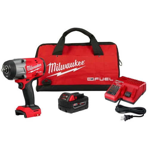 Milwaukee M18 FUEL Half Inch High Torque Impact Wrench friction ring Kit With 1 Battery 2967-21B