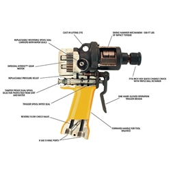 Stanley ID07 Hydraulic Underwater Impact Drill Wrench - ID07920